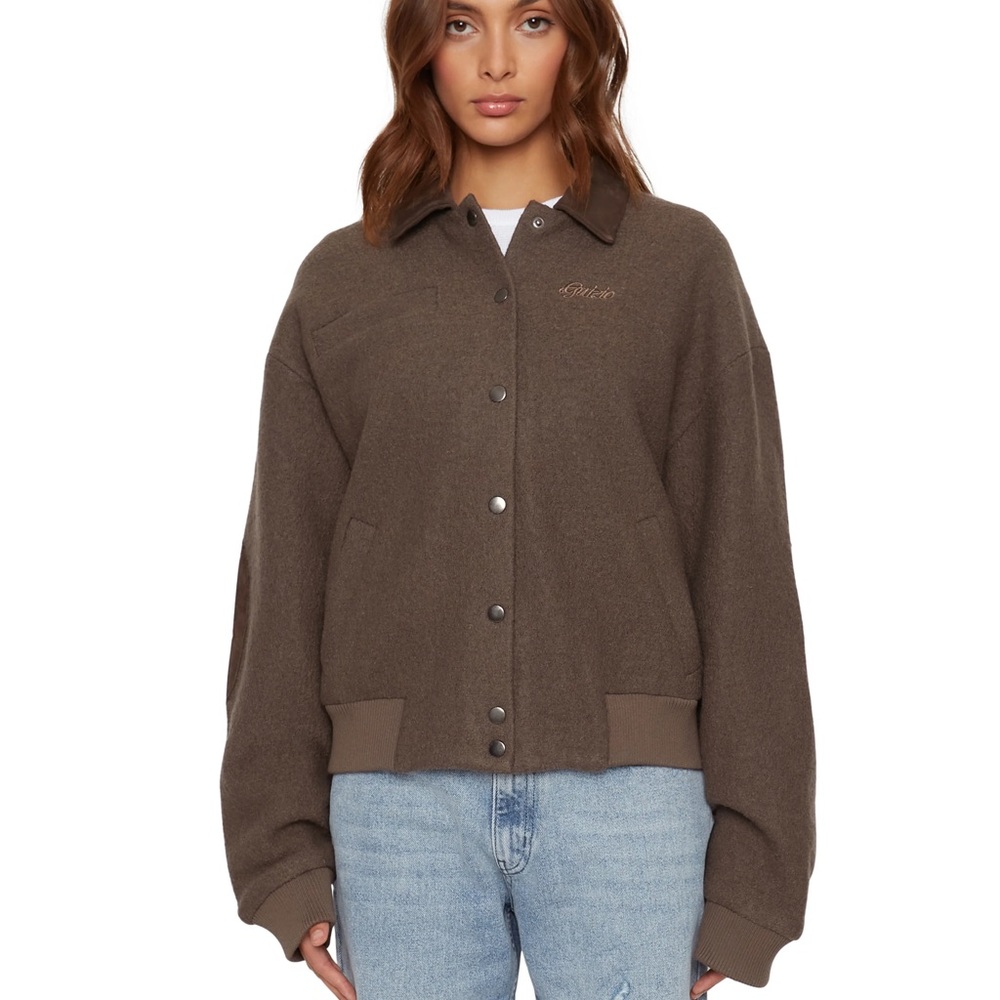 danielle guizio letterman jacket